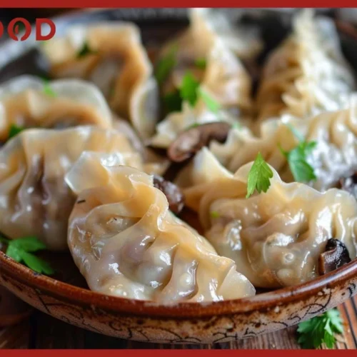 Pierogi z kapustą i grzybami