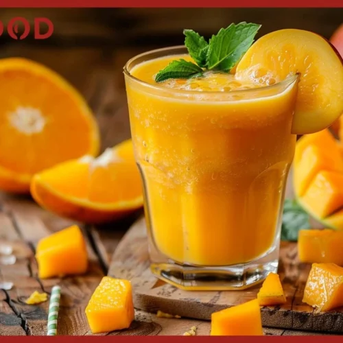 Smoothie z Mango i Pomarańczą