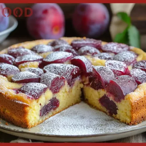 Ciasto ze śliwkami na oleju i jogurcie