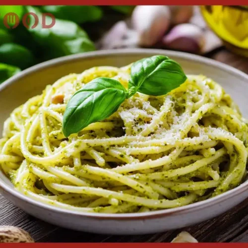 Makaron z pesto pistacjowym