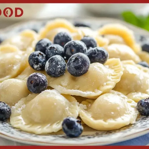 Pierogi z jagodami