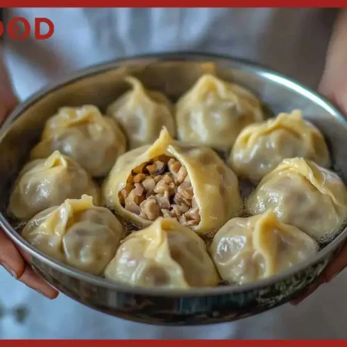 Pierogi z soczewicą i pieczarkami