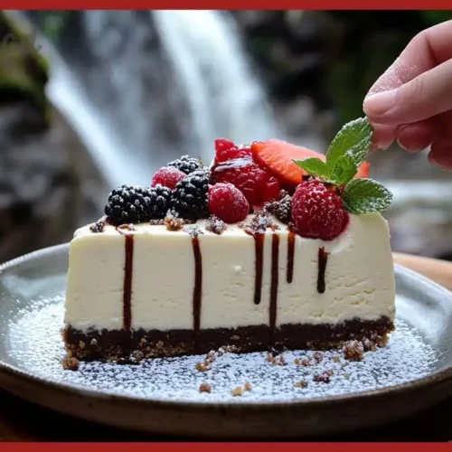 Sernik na spodzie z herbatników