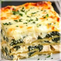 Lasagna ze szpinakiem kurczakiem i sosem Bolognese to pyszna potrawa