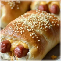 Pieczone Hot Dogi w Cieście Chlebowym to pyszna przekąska