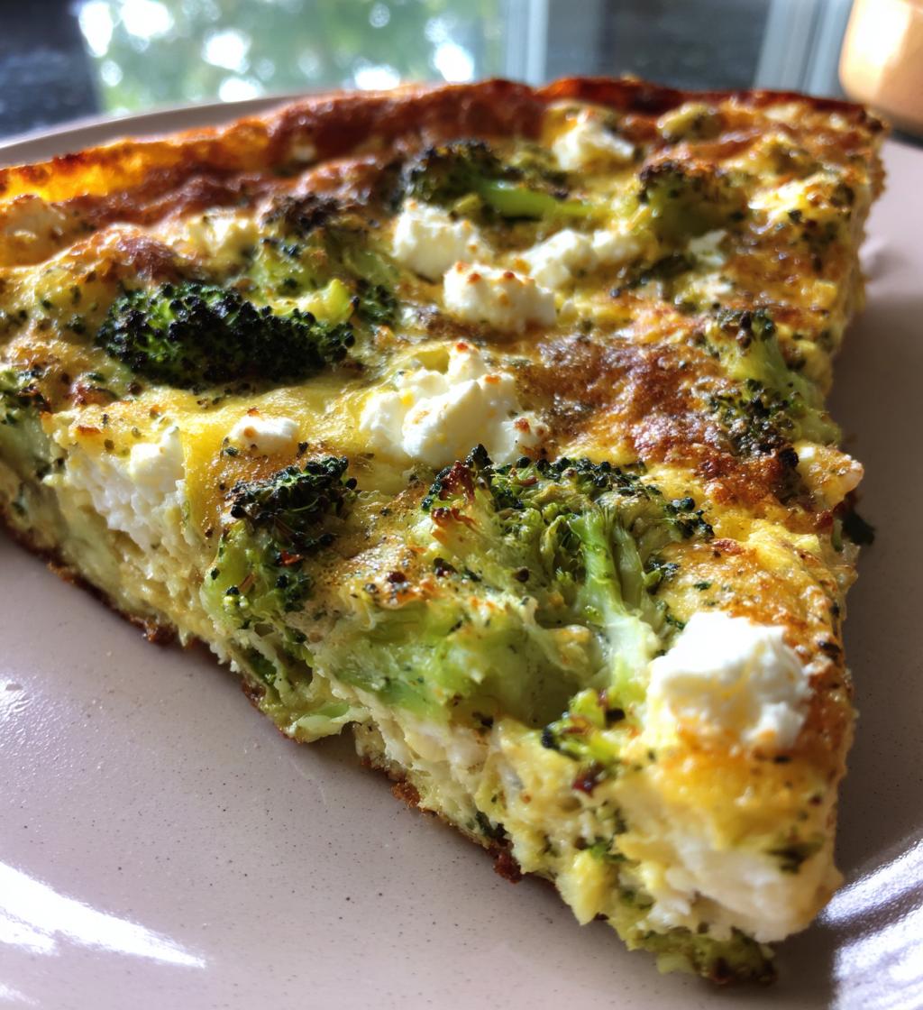 Frittata z brokułami - detail 1