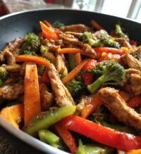 Kurczak stir-fry z warzywami