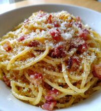 Makaron z sosem carbonara