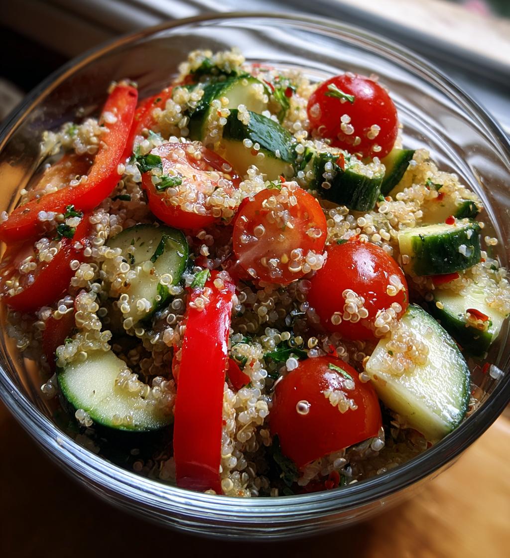 Sałatka z quinoa i warzywami