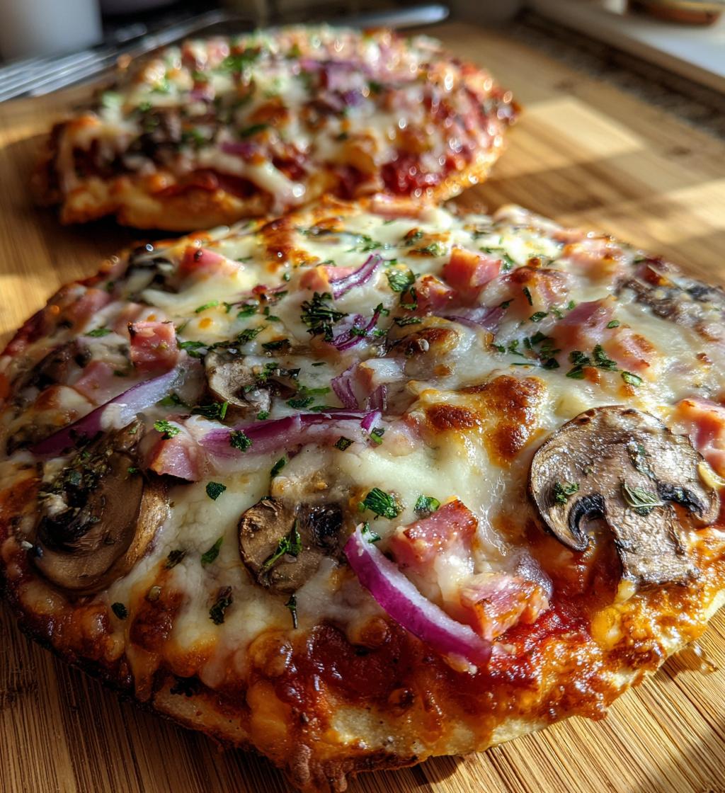 Szybka pizza na tortilli