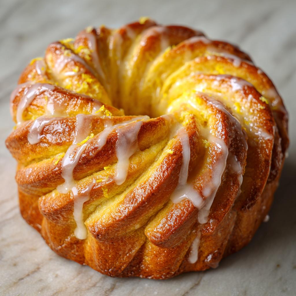 Babka cytrynowa z lukrem
