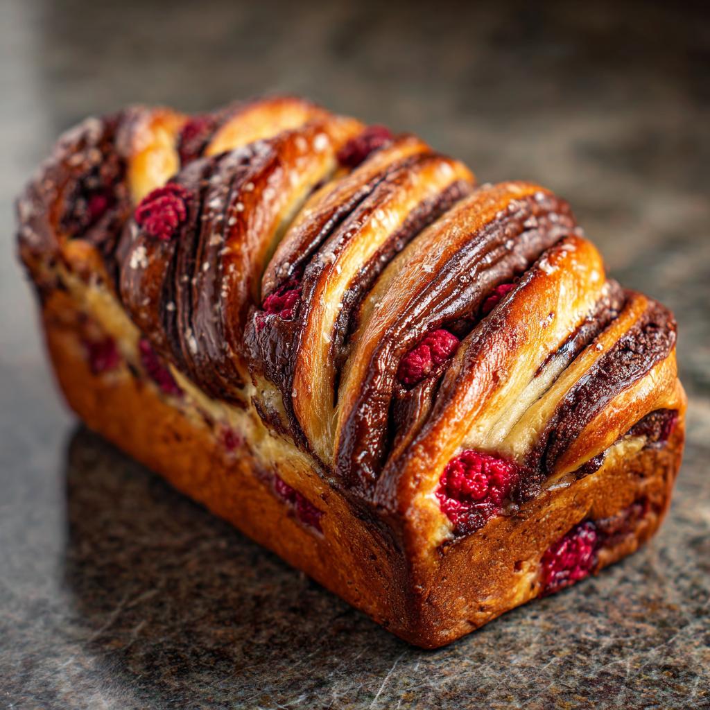 Babka czekoladowa z malinami - detail 1
