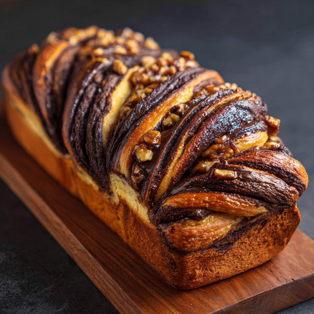 Babka czekoladowa z orzechami - detail 1