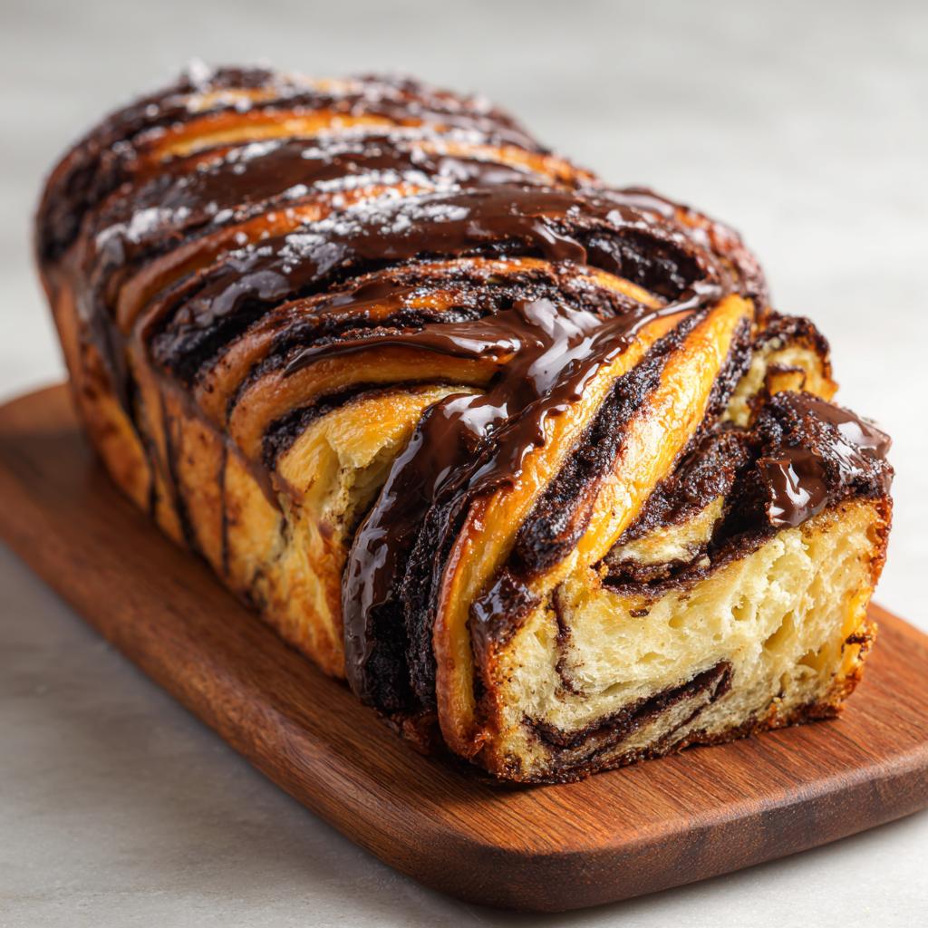 Babka czekoladowa z polewą - detail 1