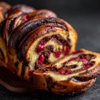 Babka czekoladowa z wiśniami