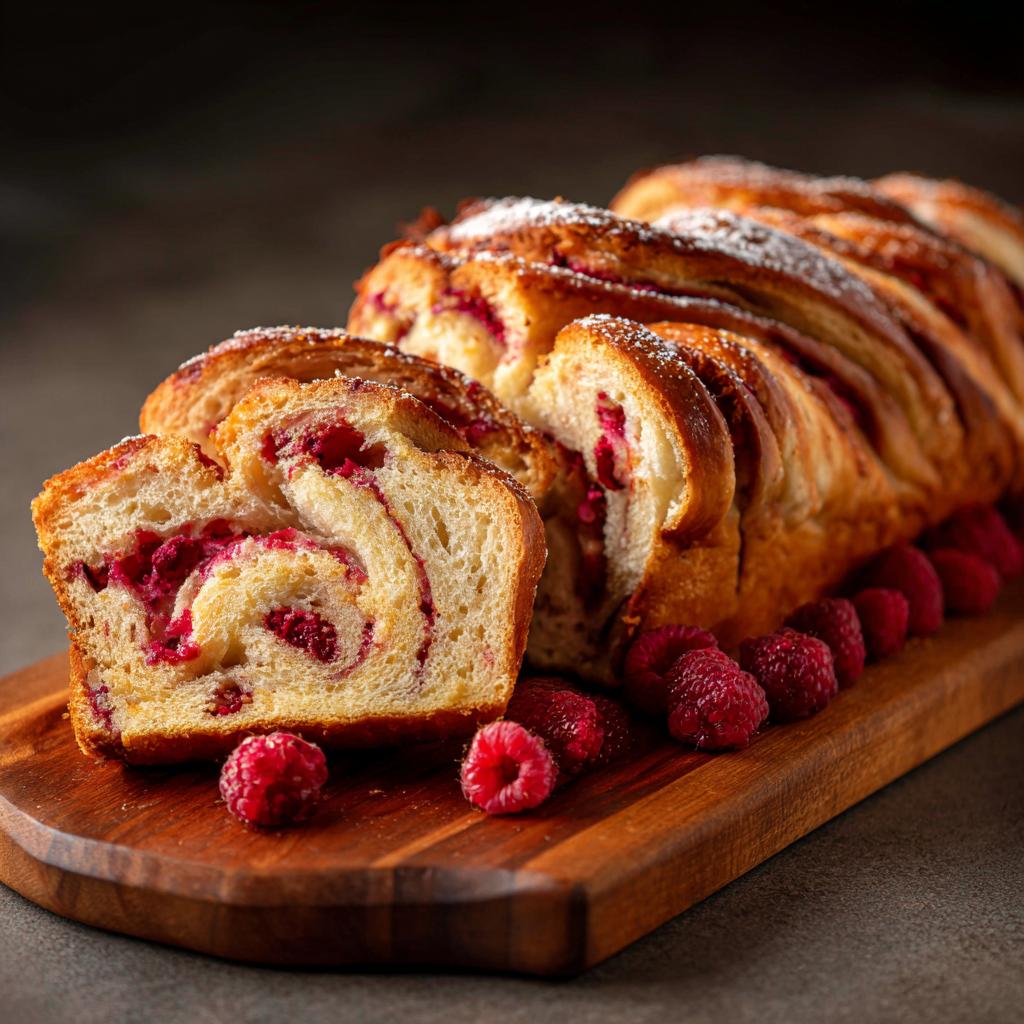 Babka drożdżowa z malinami - detail 1