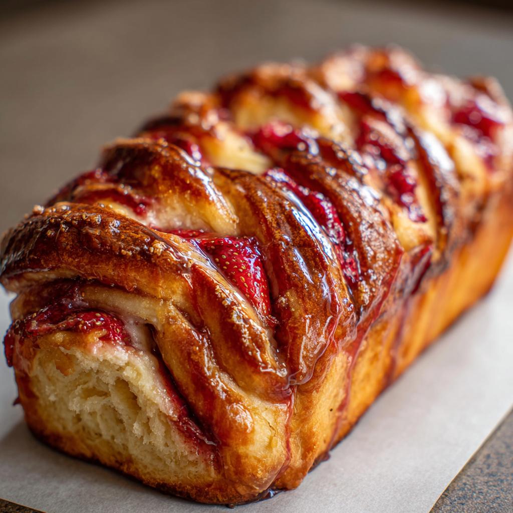 Babka drożdżowa z truskawkami - detail 1