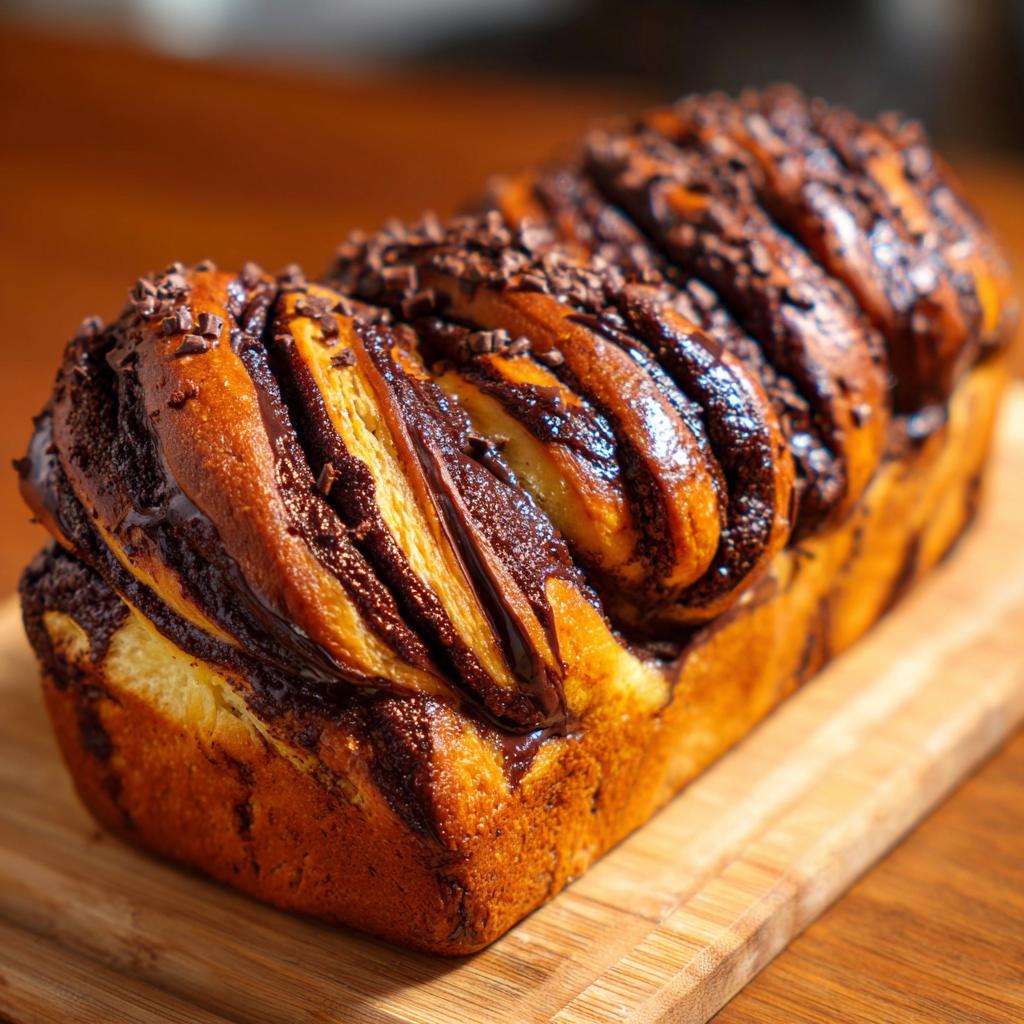 Babka piaskowa z czekoladą