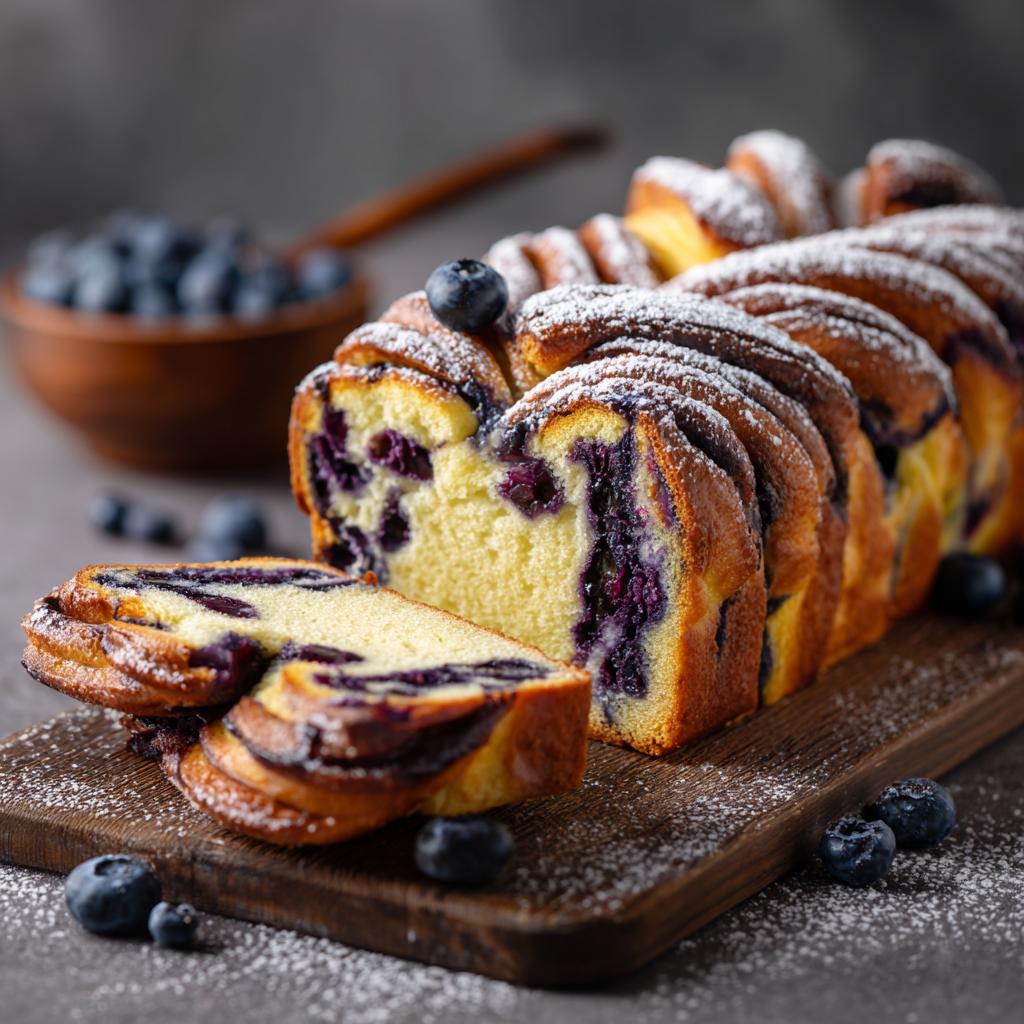 Babka piaskowa z jagodami - detail 1