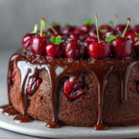 Ciasto czekoladowe z wiśniami