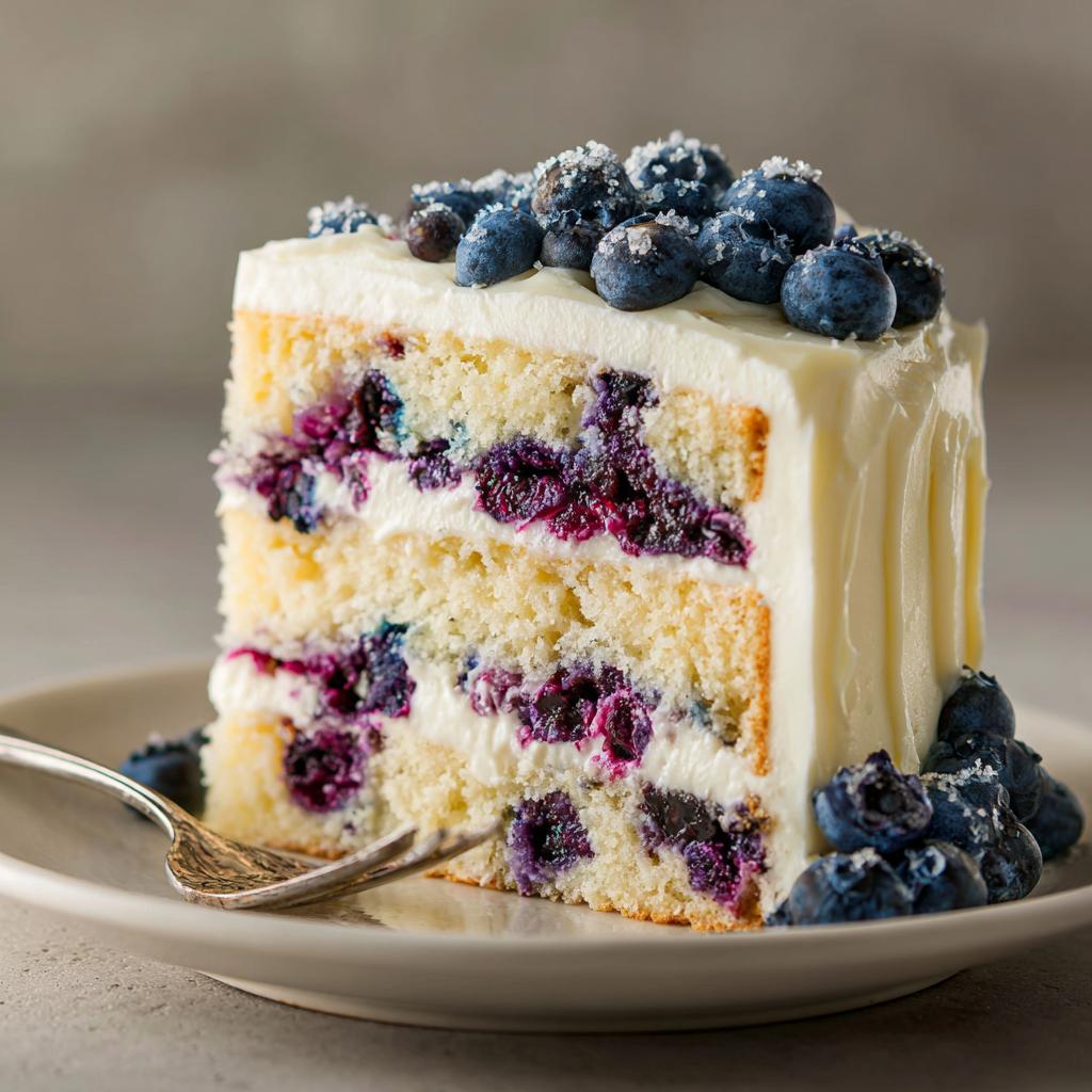 Ciasto jagodowe z mascarpone