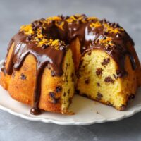 Ciasto pomarańczowe z czekoladą