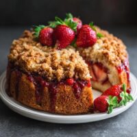 Ciasto truskawkowe z kruszonką