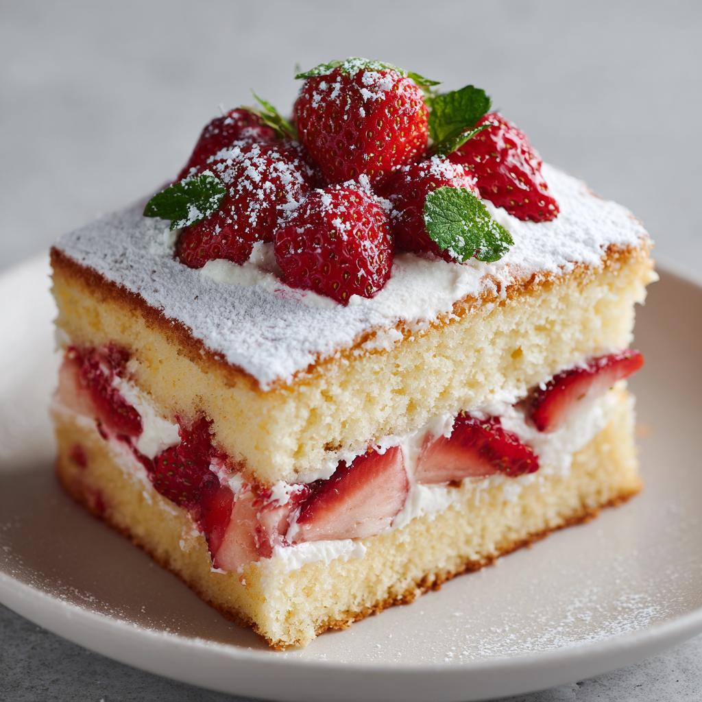 Ciasto truskawkowe z mascarpone