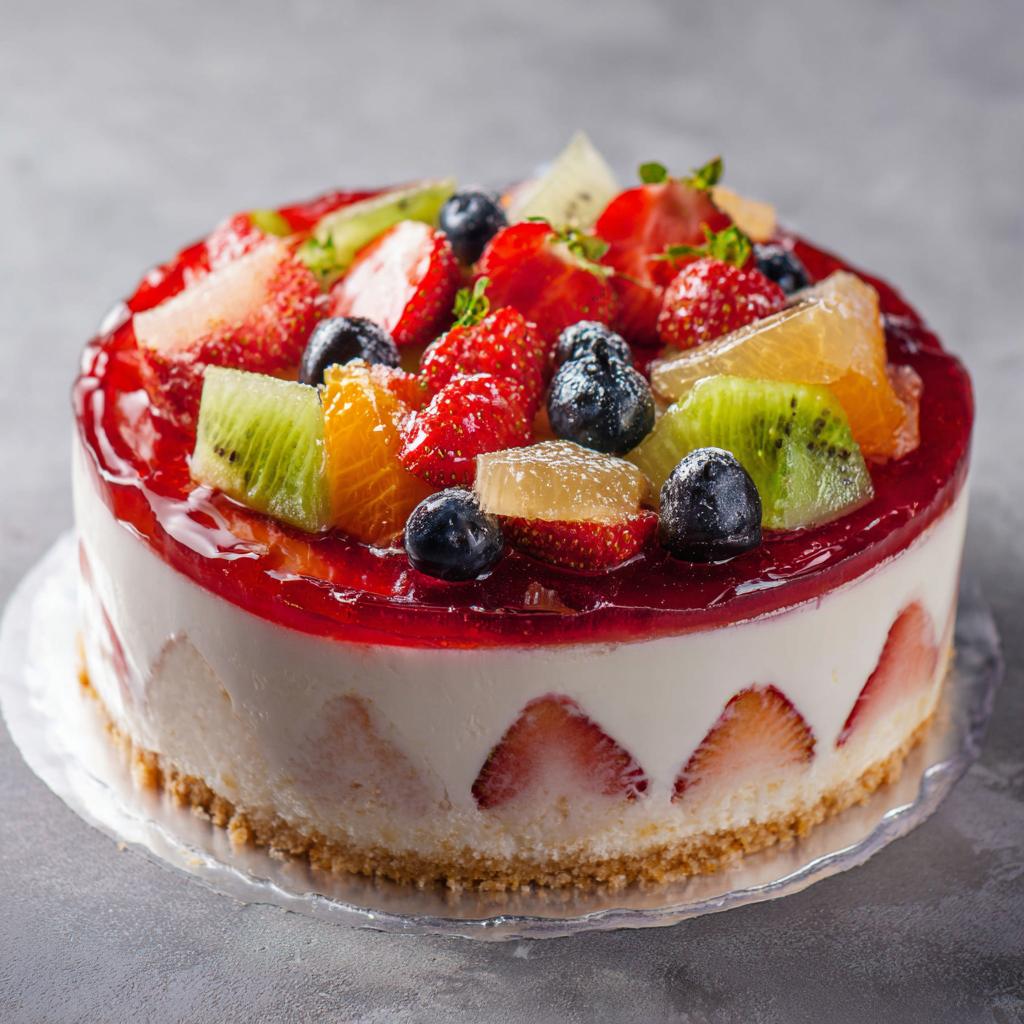 Ciasto z mascarpone i owocami
