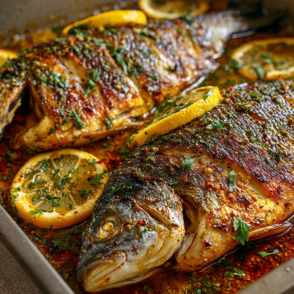 Karp w piekarniku - detail 1