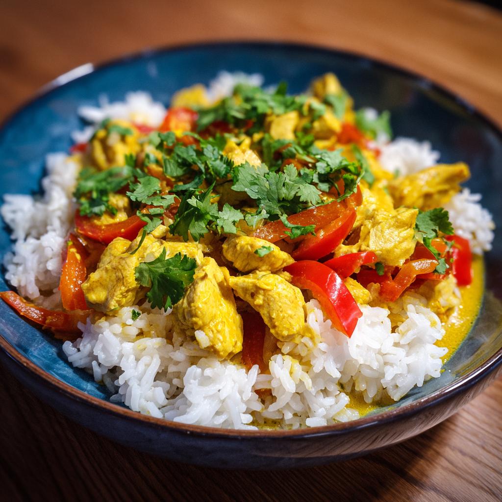 Kurczak Curry z Ryżem