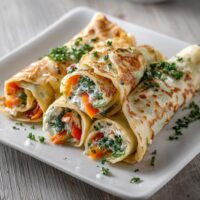 Naleśniki z pastą warzywną