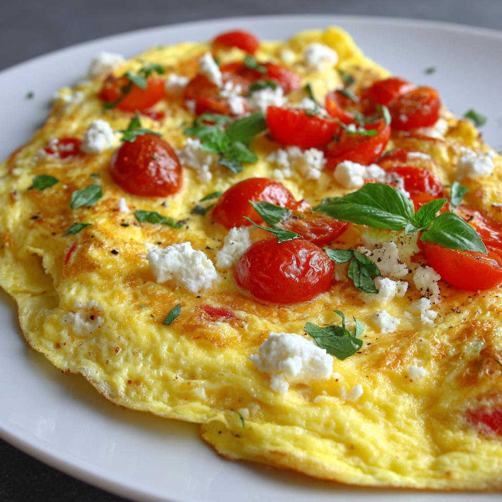Omlet z Feta i Pomidorami - detail 1