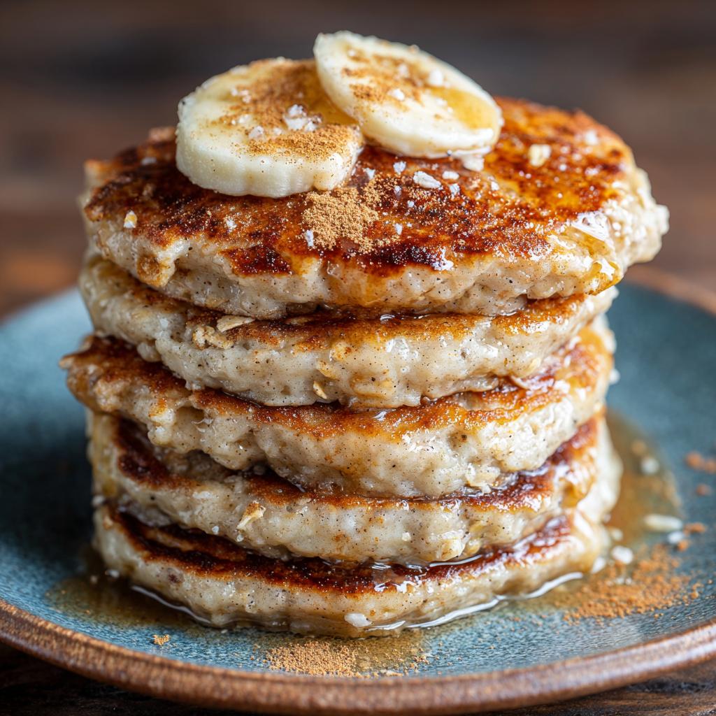 Pancakes Bananowe z Płatkami Owsianymi