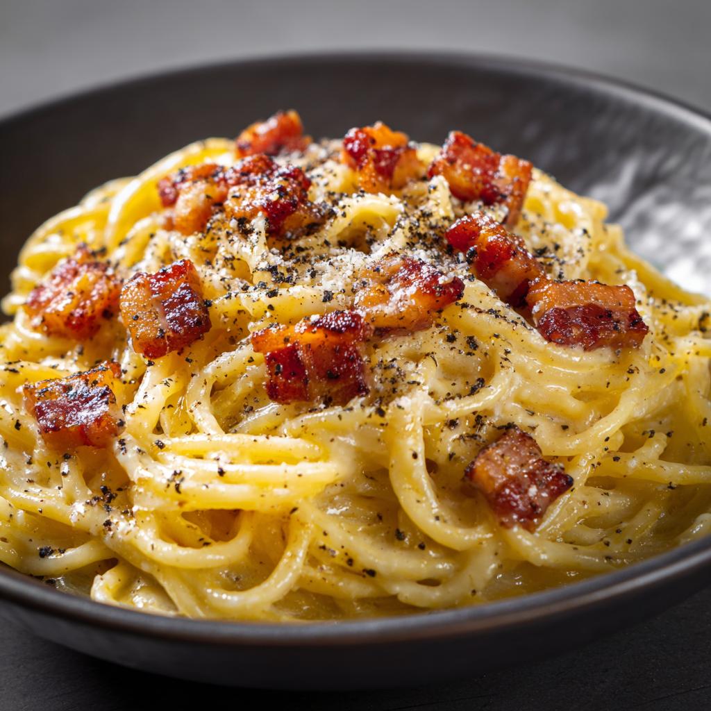 Spaghetti alla Carbonara - detail 1