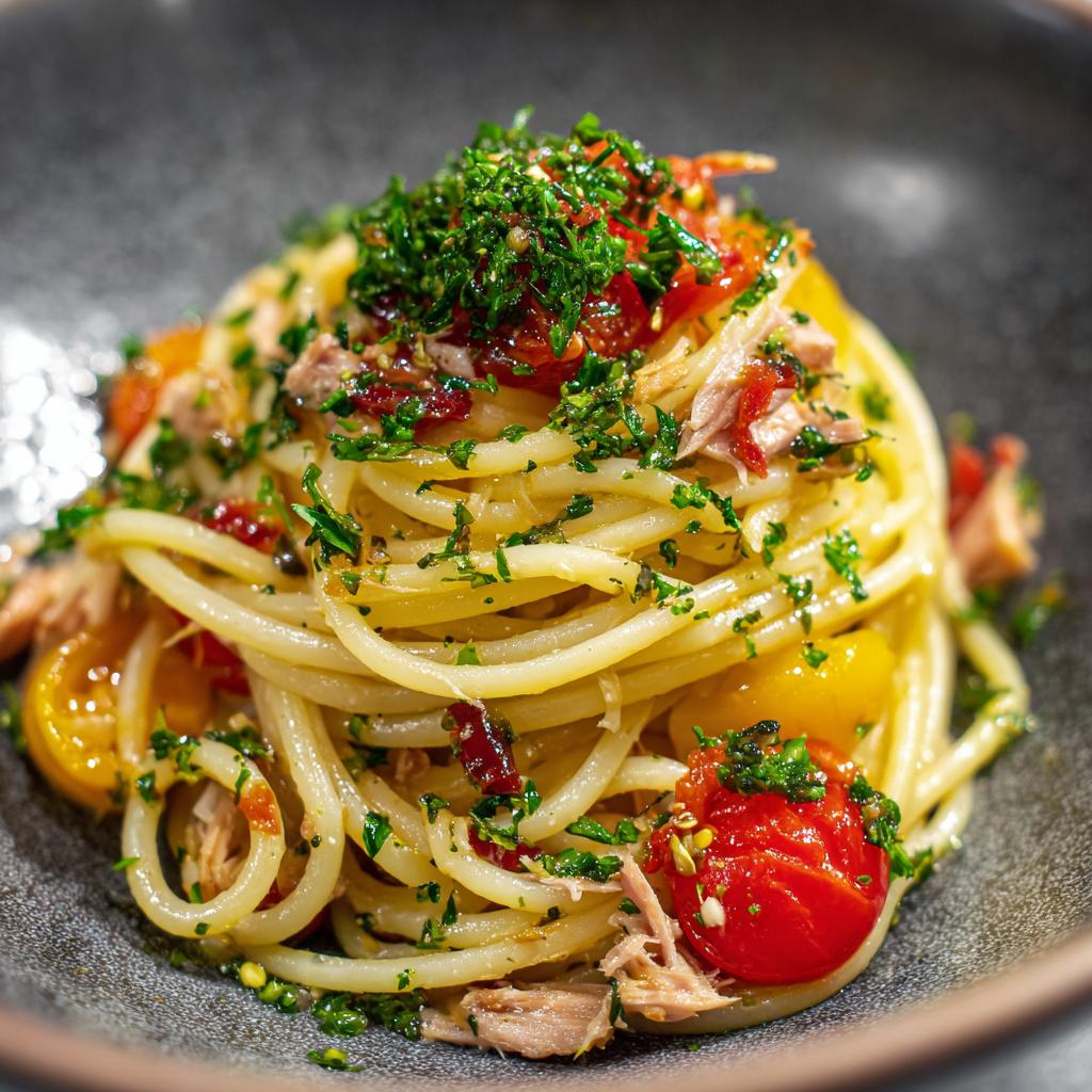 Spaghetti z Tuńczykiem