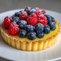 Tarta cytrynowa z jagodami