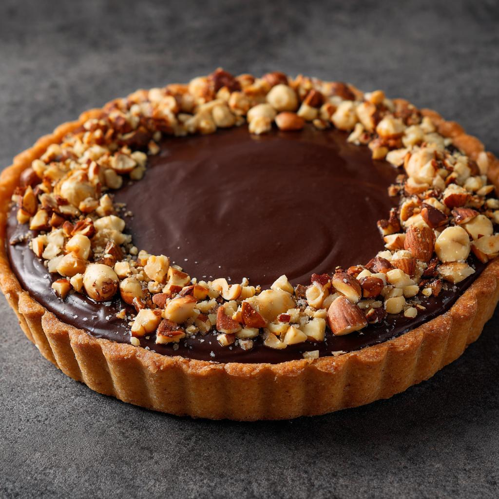 Tarta czekoladowa z orzechami