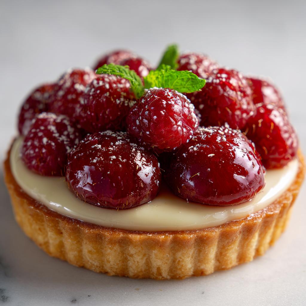 Tarta malinowa z białą czekoladą