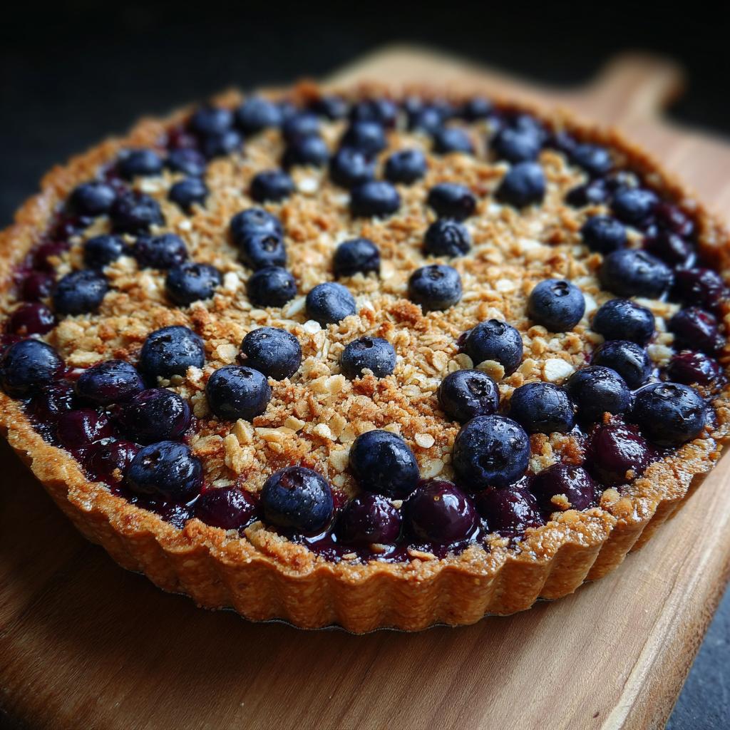 Tarta z borówkami i kruszonką - detail 1