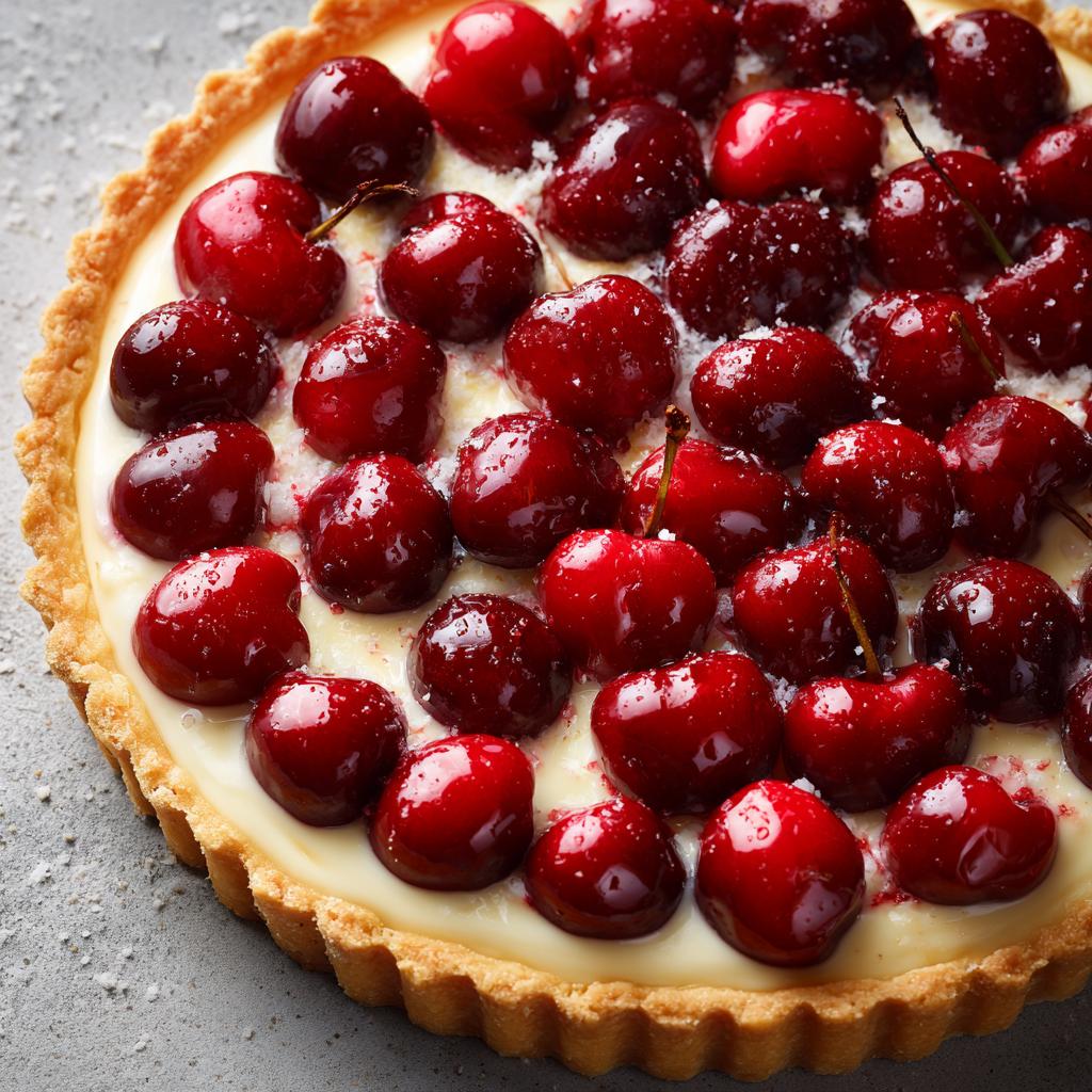 Tarta z czereśniami i mascarpone