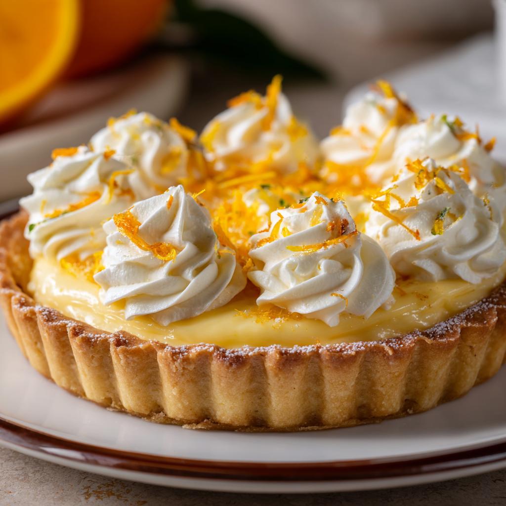 Tarta z pomarańczowym kremem