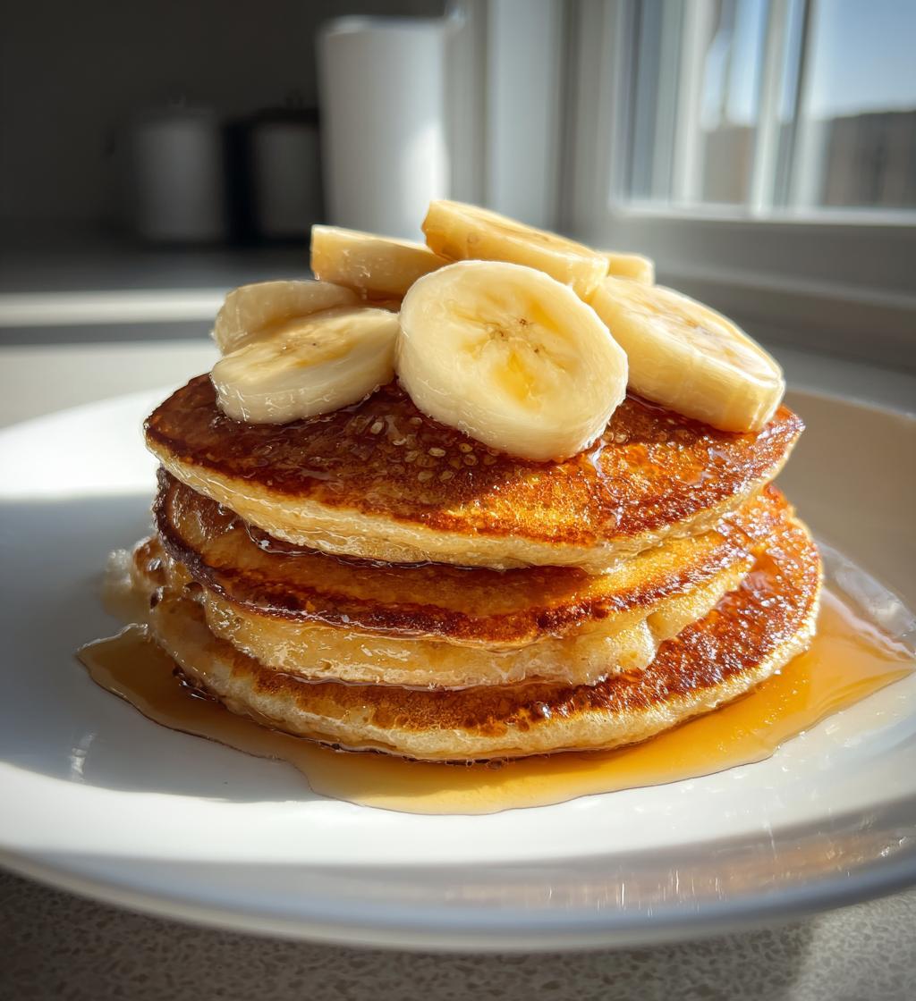 3 ingredient banana pancakes are quick and delicious