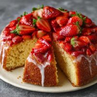 Letni Tort Truskawkowy