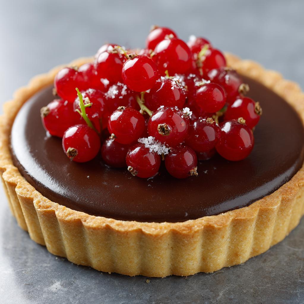 Tarta Czekoladowa z Czerwonymi Porzeczkami - detail 1