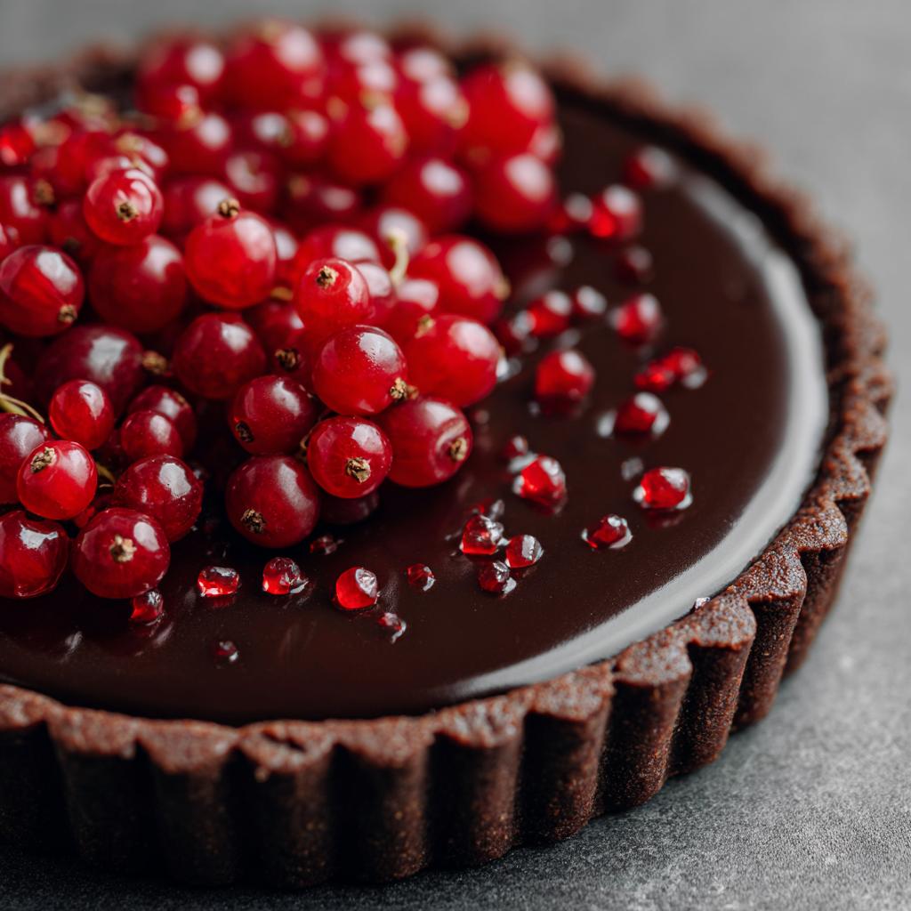 Tarta Czekoladowa z Czerwonymi Porzeczkami - detail 1