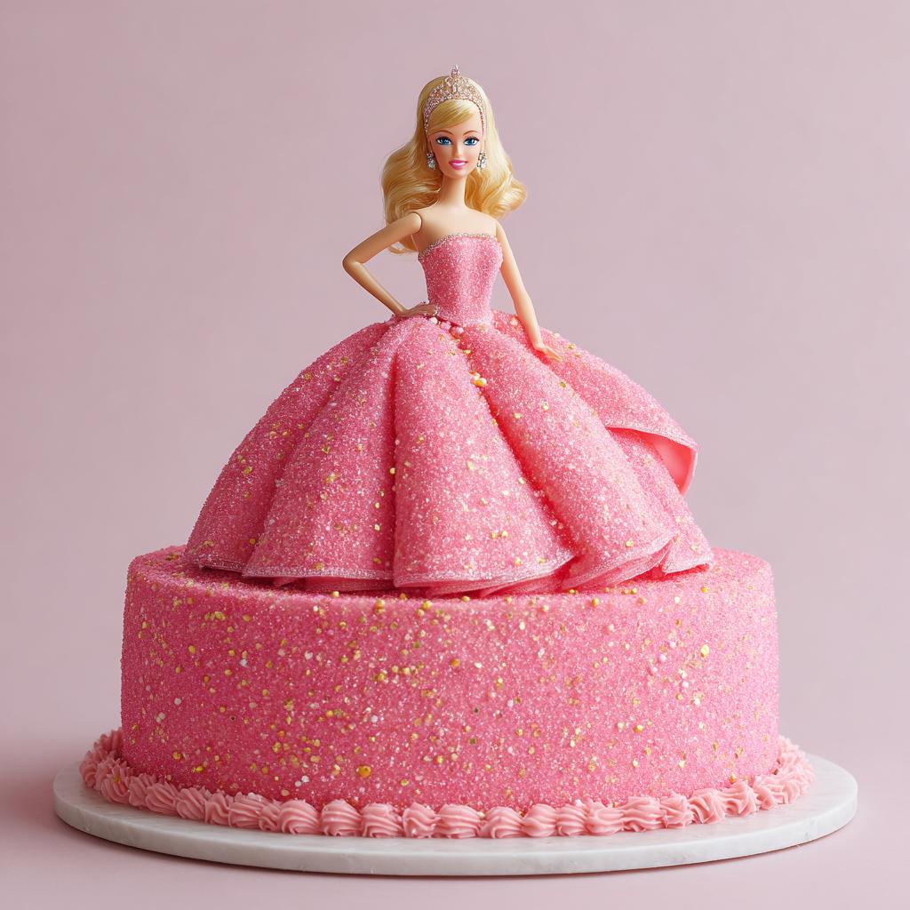 Tort Barbie - detail 1
