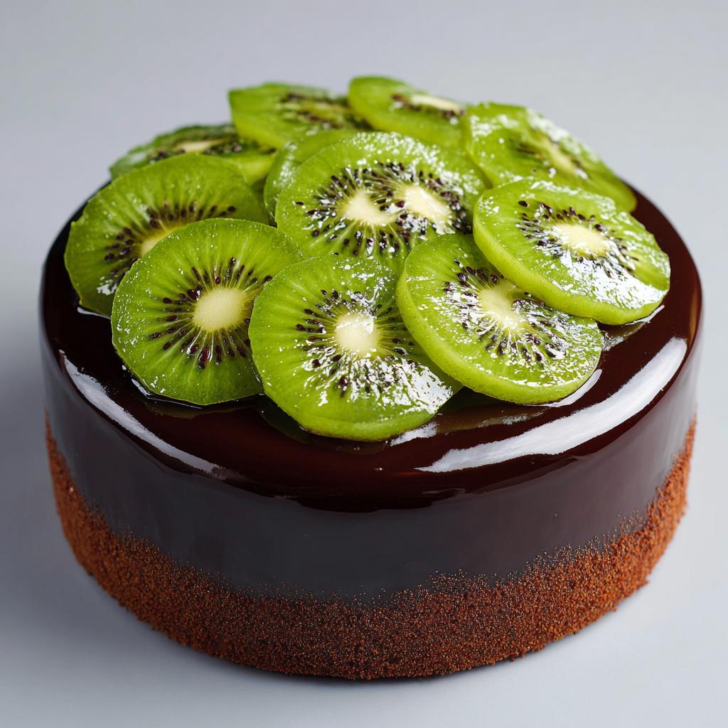 Tort Urodzinowy z Kiwi i Czekoladowym Ganache - detail 1