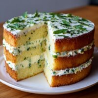 Tort urodzinowy z ziołową lemoniadą
