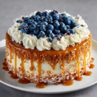 Tort z Jagodami w Karmelu